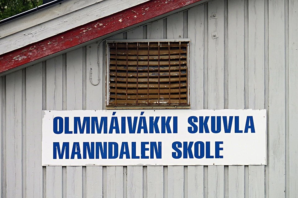 Northern Sámi writing in use