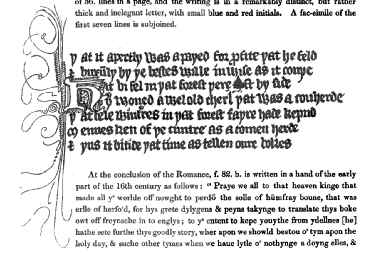 William and the Werewolf facsimile