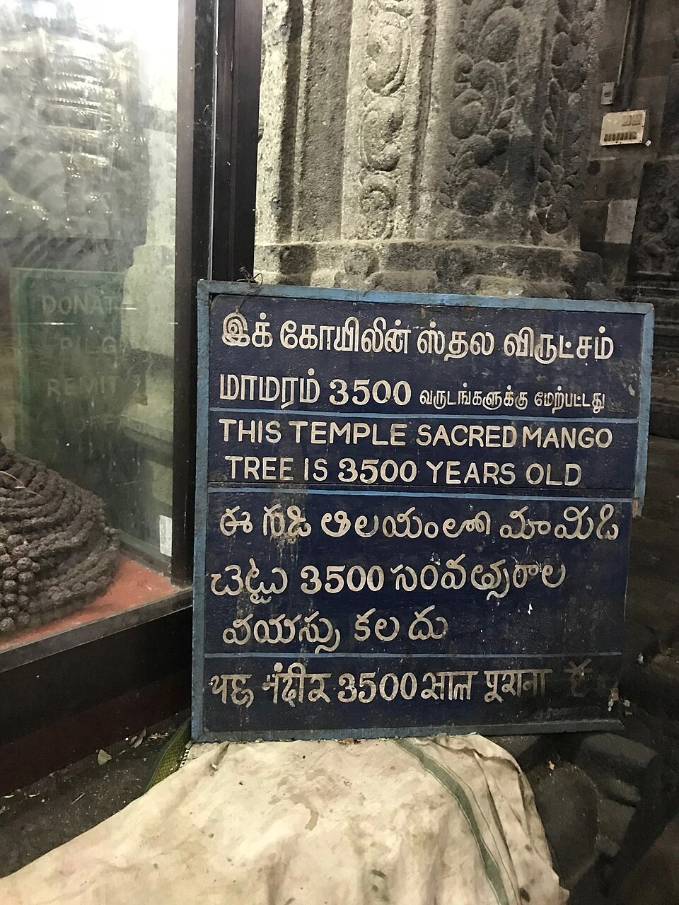 Telugu writing in use